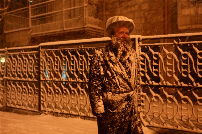 Snow In Jerusalem, January 2013