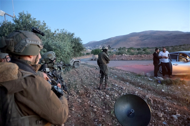 Israeli troops during operation in Syria on April 2025